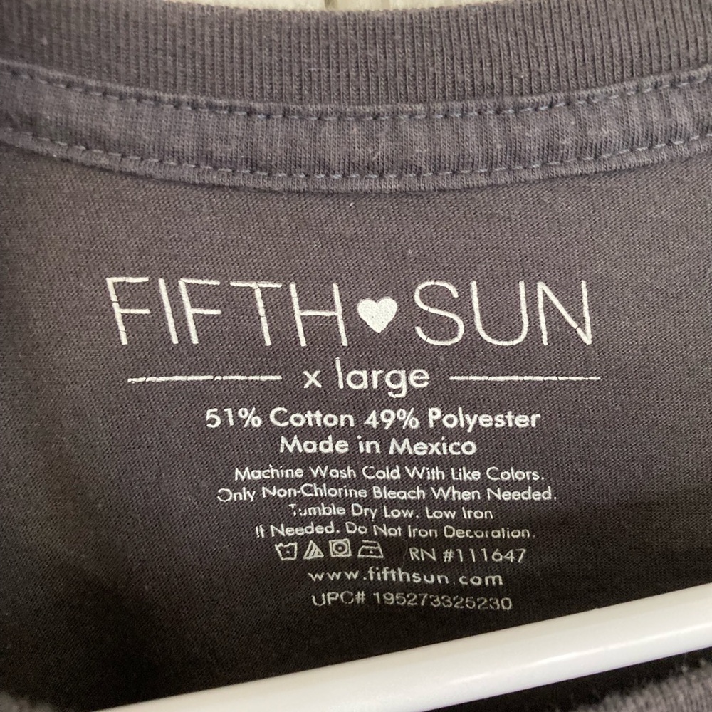Fifth Sun Charcoal Graphic Tee - Picture 3 of 3